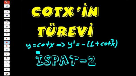 cotx türev